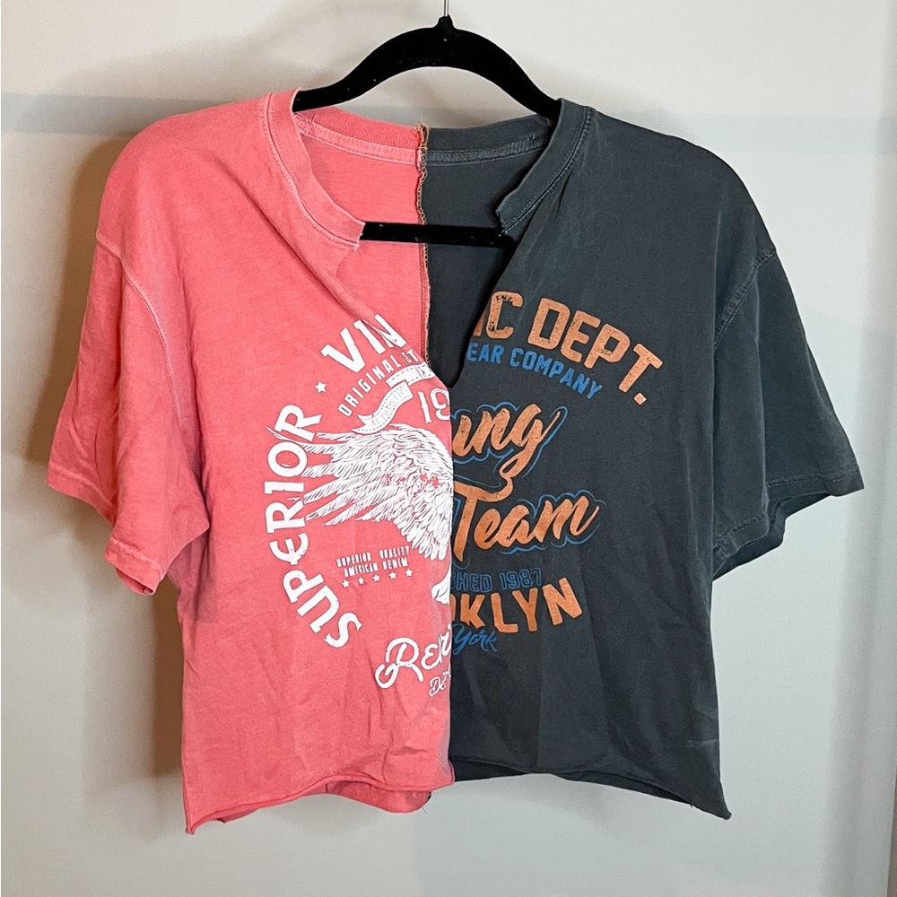 Carmar Denim Patchwork Tee